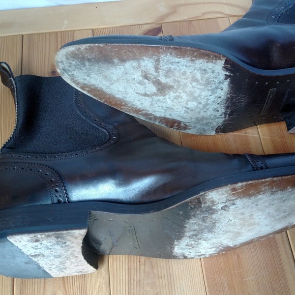 Men's Dolce & Gabbana Wingtip Ankle Boots Brown - Picture 8 of 8